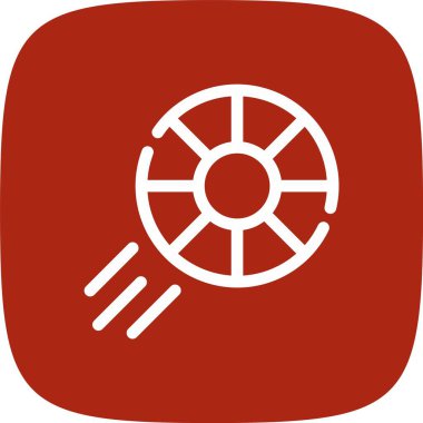 Bir fan simgesinin vektör illüstrasyonu