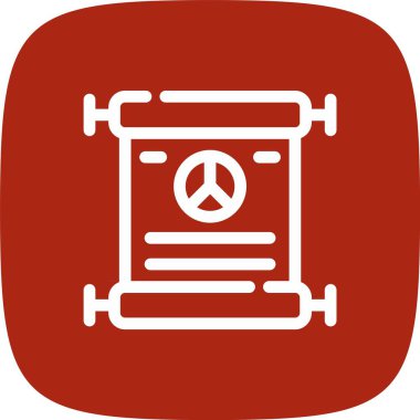 Barış simgesi, vektör illüstrasyonu