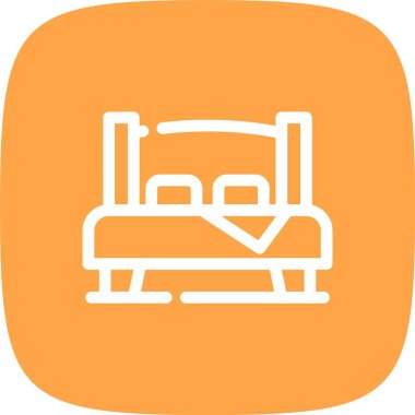 vektör kanepe simgesi, basit ve ticari illüstrasyon