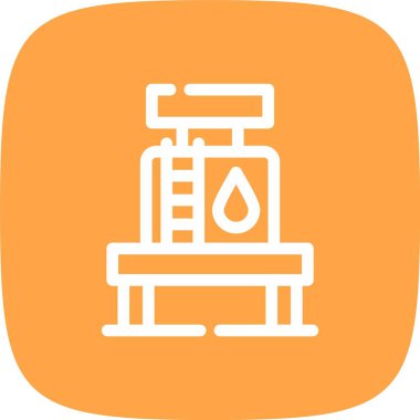 Petrol varil simge vektör çizim