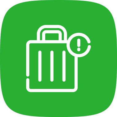 vektör torba simgesi, vektör illüstrasyonu