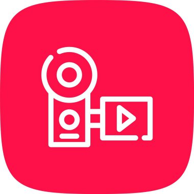 kamera simgesi vektör illüstrasyonu