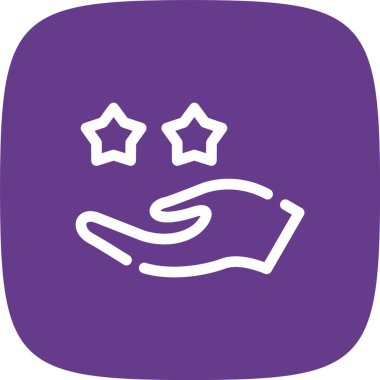 Bir yıldız simgesinin vektör çizimi