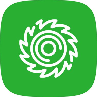 Bir yaprak simgesinin vektör illüstrasyonu