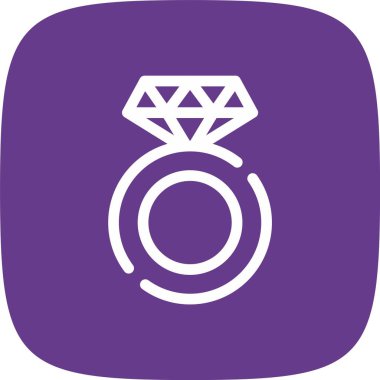 Benzersiz elmas vektör simgesi