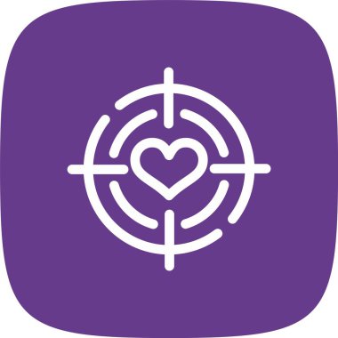 vektör illüstrasyonu, kalp simgesi