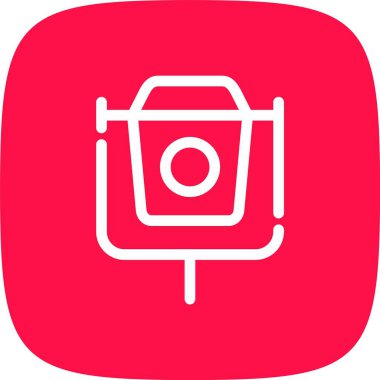 kamera simgesi vektör illüstrasyonu