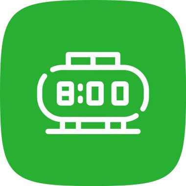 Akıllı saat simgesine sahip çalar saat