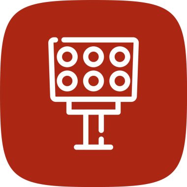 Benzersiz radyo anten vektör simgesi