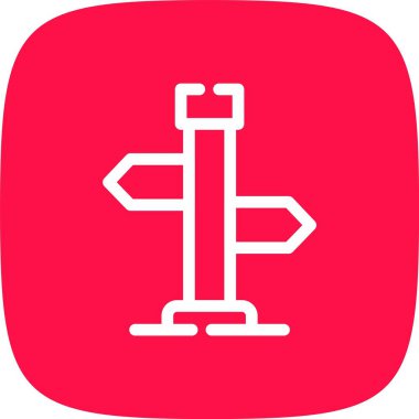 Vektör yönü Ico, vektör illüstrasyonu