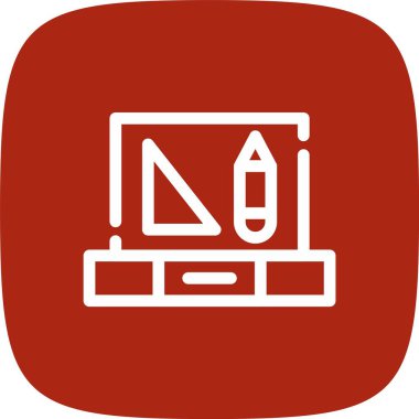 Çizim Laptop vektör simgesi