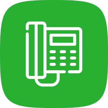 Vektör telefon simgesi illüstrasyonu