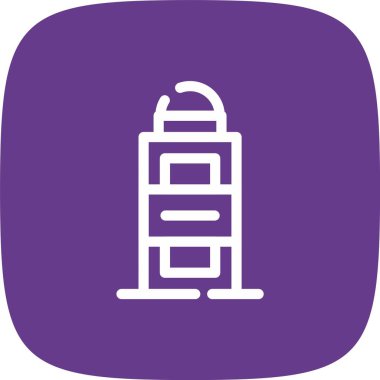 Eşsiz Sırt Çantası Vektör Kabartma Simgesi