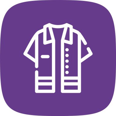 Benzersiz kıyafet vektör simgesi