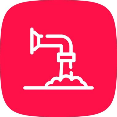 Bir meghorn konseptinin vektör simgesi