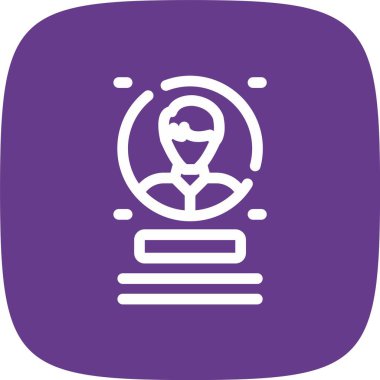 İllüstrasyon Çalışan vektör simgesi