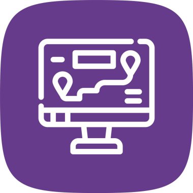 seo modern simgesinin vektör illüstrasyonu