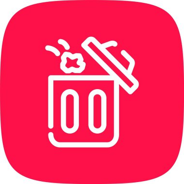 vektör çöp simgesi çizimi