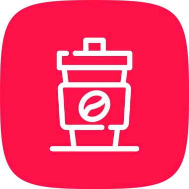 vektör kahve web simgesi