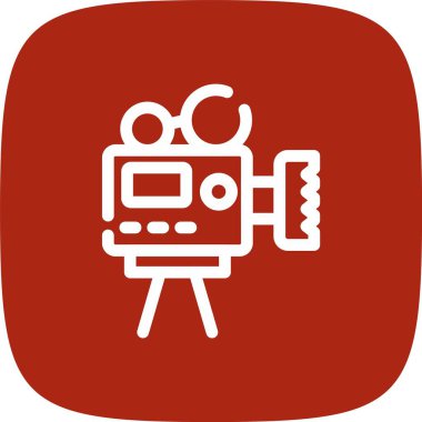 kamera simgesi vektör illüstrasyonu