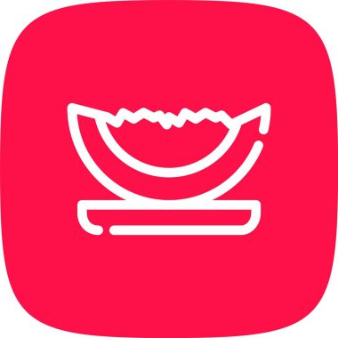 vektör besin ve yemek ikonu illüstrasyonu