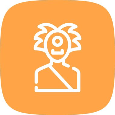 güzel baş sembol vektörü