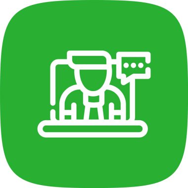 vektör Benzin İstasyonu Ico