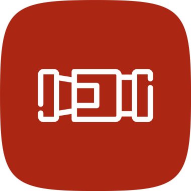 Kamera simgesi soyut arkaplanda izole edildi