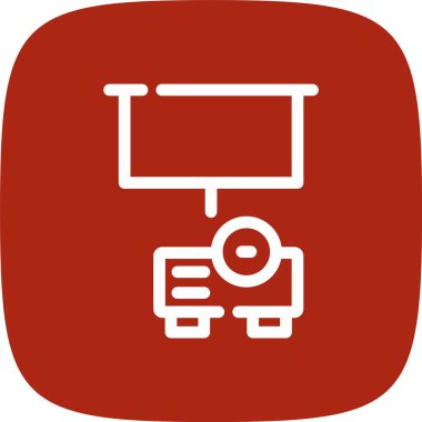 vektör lcd simgesi illüstrasyonu