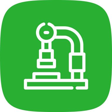 Benzersiz Robot Vektör Kabartma Simgesi