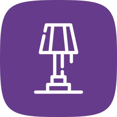 tablo lambası vektör illüstrasyonu