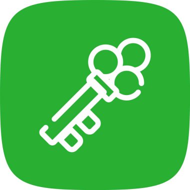 Benzersiz anahtar vektör simgesi