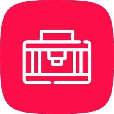 Vektör illüstrasyonu, evrak çantası simgesi