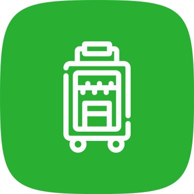 vektör bavulu resimleme