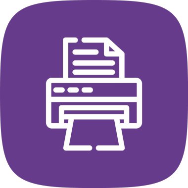 Güzel Yazıcı Kabartma Vektörü Simgesi