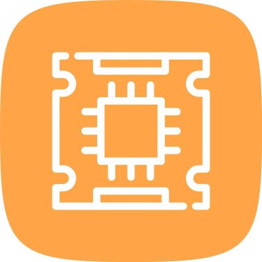 vektör Chip Simgesi illüstrasyonu