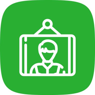 Akıllı telefon simgesine sahip adam dijital yeşil