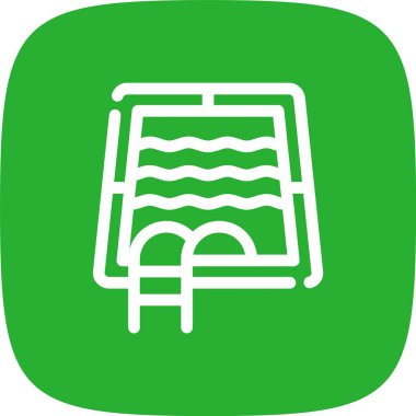 Bir kitap simgesinin vektör illüstrasyonu