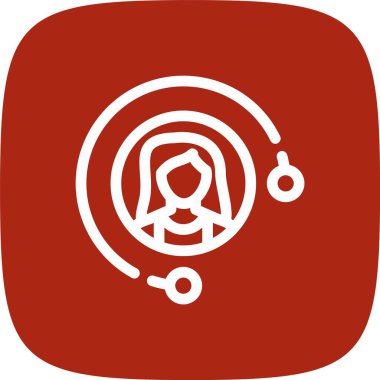 Modern simgenin vektör illüstrasyonu