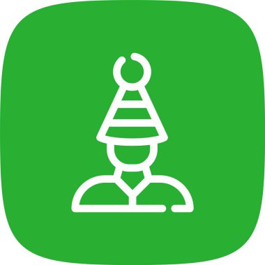 Yılbaşı dekorasyon vektör çizgisi tasarımı