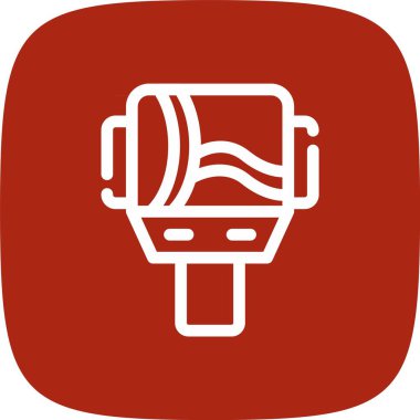 Modern b 'nin vektör illüstrasyonu eksik simgesi