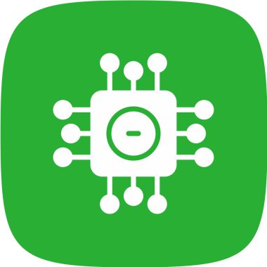 Gömülü Aygıtlar Basit Simge, Vektör İllüstrasyonu