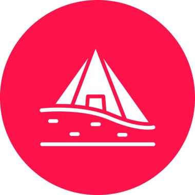 Tekne. Web simgesi basit illüstrasyon