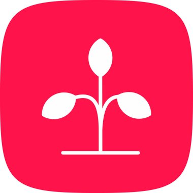 yaprak basit simgesi, vektör çizim