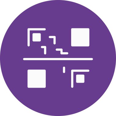 Mobilya simgesinin vektör illüstrasyonu