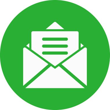 zarf simgesi, vektör çizimi