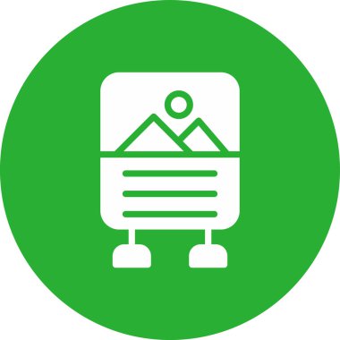 grafik ikonu vektör illüstrasyonu