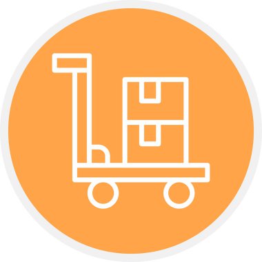 Satır Çemberi Yükleniyor Basit Simge, Vektör Resimleri