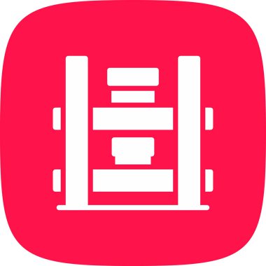 Stock Basit Simgesi, Vektör İllüstrasyonu