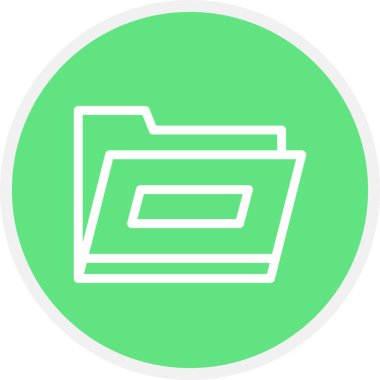 Dizin Satırı Çemberi Basit Simge, Vektör Resimleri